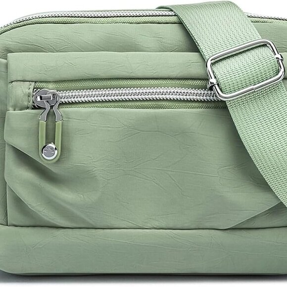 Nylon Small Womens Crossbody Bag Casual Shoulder Handbag Mini Purse With Adjusta - Picture 1 of 6